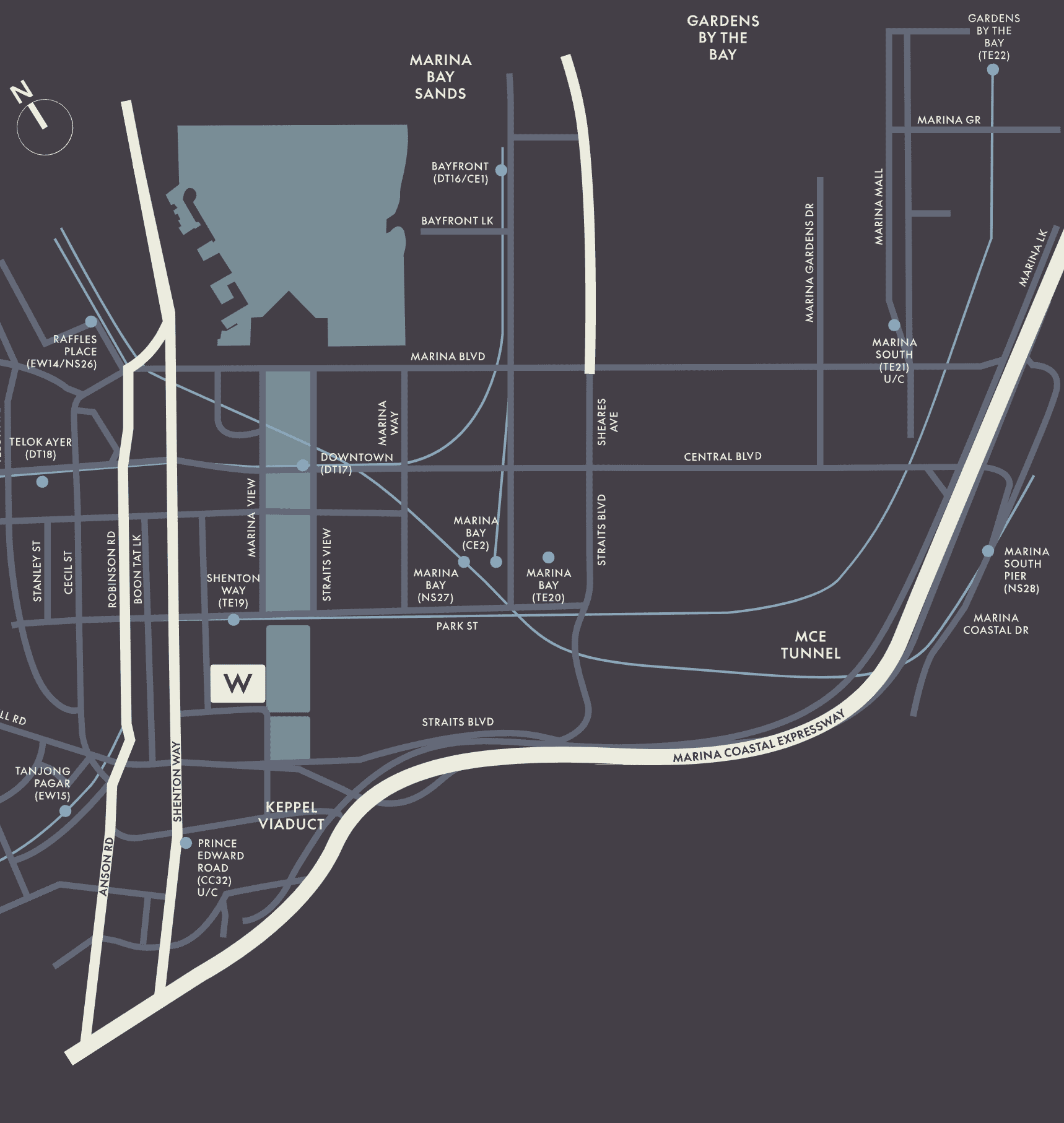 W residences Location